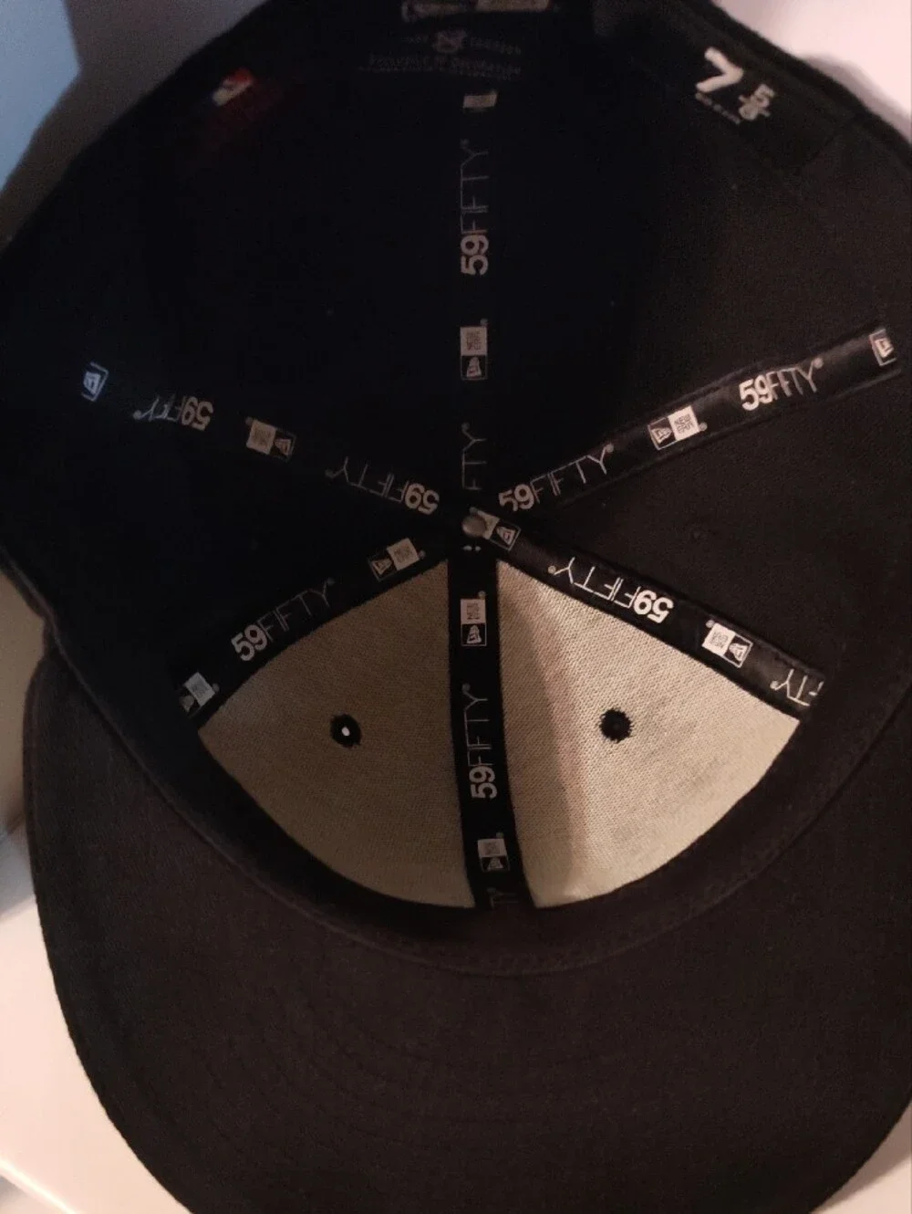 KC Black Men's Fitted 7 5/8 Hat - New Era 59 Fifty NWOT